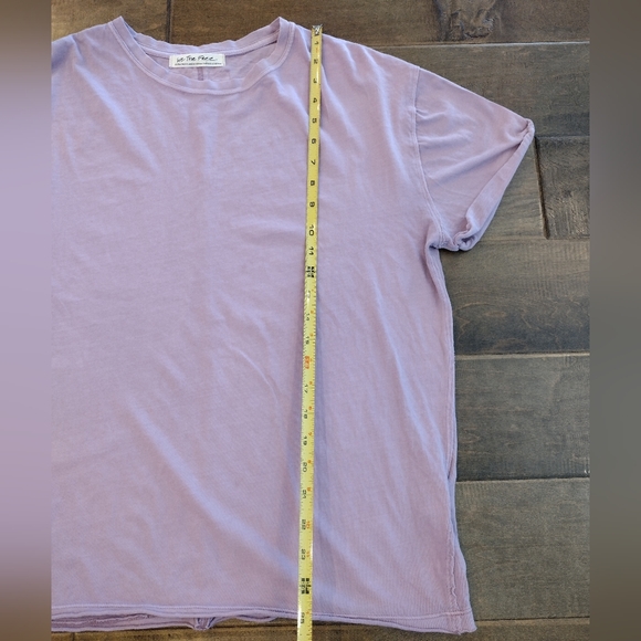 WE THE FREE PEOPLE oversized Lavender short-sleeve T-Shirt Tee - XS - Picture 9 of 10